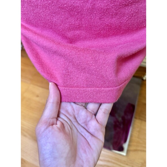 J. McLaughlin Women’s Crew Neck Long Sleeve Sweater Fuschia Pink Size S - Picture 9 of 13